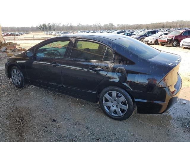 1HGFA16578L051913 - 2008 HONDA CIVIC LX BLACK photo 2