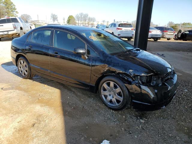 1HGFA16578L051913 - 2008 HONDA CIVIC LX BLACK photo 4