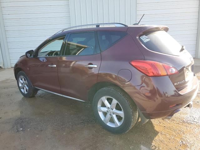 JN8AZ1MUXAW017369 - 2010 NISSAN MURANO S MAROON photo 2