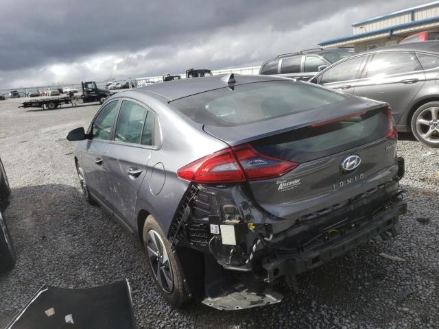 KMHC75LC6KU118525 - 2019 HYUNDAI IONIQ SEL GRAY photo 2