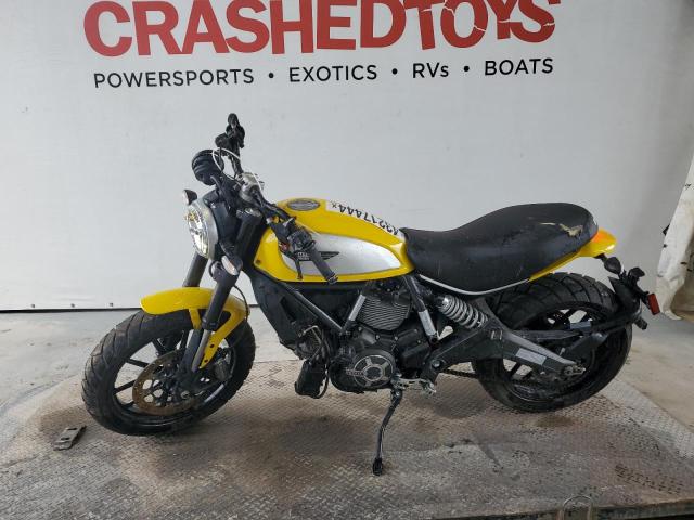 ML015ANM6GT009589 - 2016 DUCATI SCRAMBLER 800 YELLOW photo 1