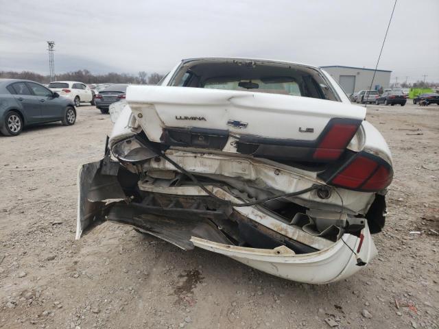 2G1WL52M0W9325589 - 1998 CHEVROLET LUMINA BASE WHITE photo 6