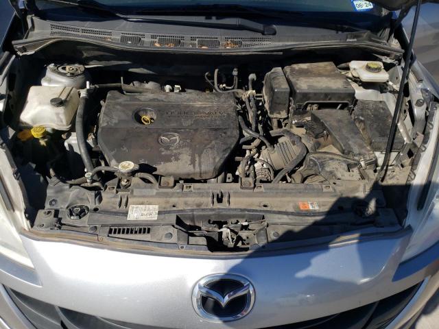 JM1CW2BL4C0120533 - 2012 MAZDA 5 SILVER photo 11