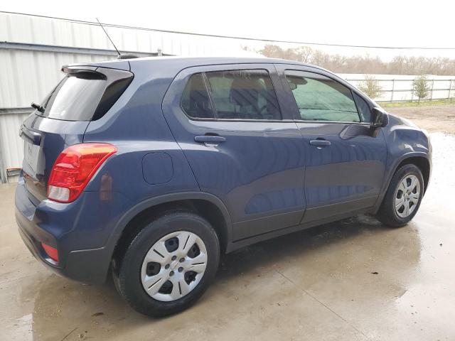 3GNCJKSB1KL166416 - 2019 CHEVROLET TRAX LS BLUE photo 3