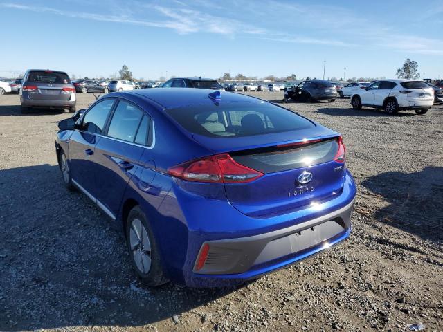 KMHC75LC0MU257567 - 2021 HYUNDAI IONIQ SE BLUE photo 2