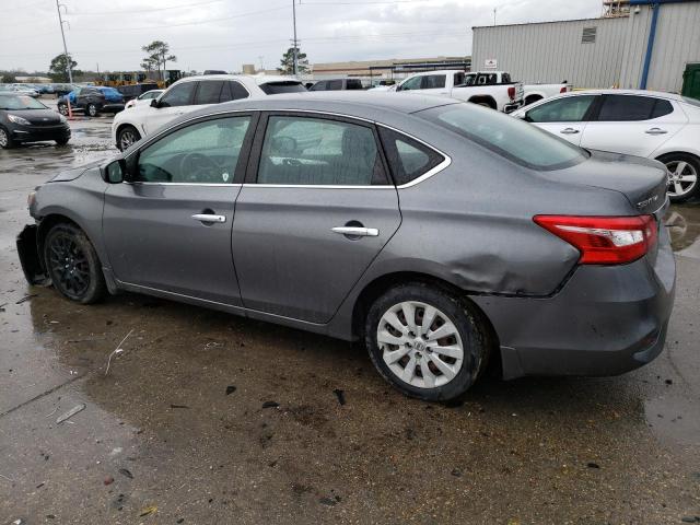 3N1AB7AP7KY322875 - 2019 NISSAN SENTRA S GRAY photo 2