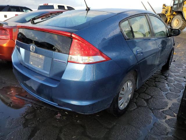 JHMZE2H52AS041075 - 2010 HONDA INSIGHT LX BLUE photo 3