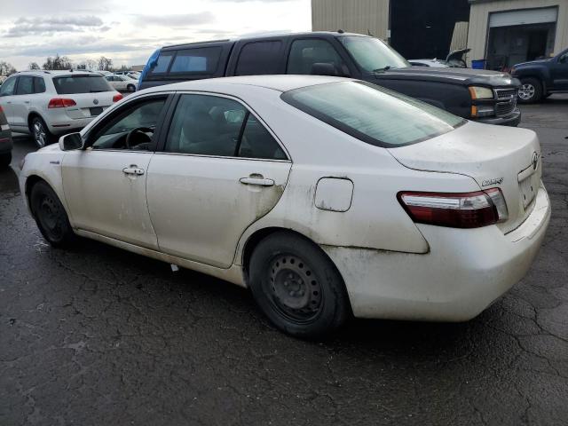 4T1BB46K58U041355 - 2008 TOYOTA CAMRY HYBRID WHITE photo 2