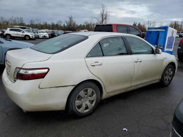 4T1BB46K58U041355 - 2008 TOYOTA CAMRY HYBRID WHITE photo 3