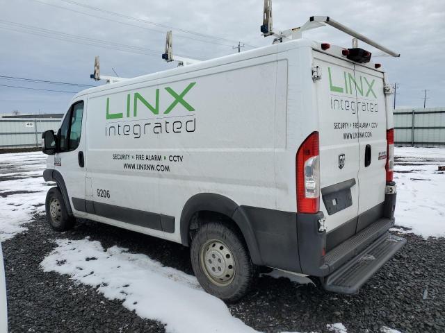 3C6TRVAG3KE509206 - 2019 RAM PROMASTER 1500 STANDARD WHITE photo 2