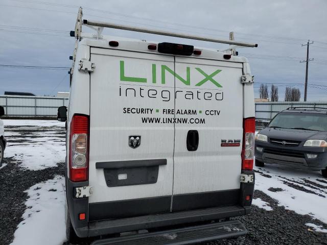3C6TRVAG3KE509206 - 2019 RAM PROMASTER 1500 STANDARD WHITE photo 6