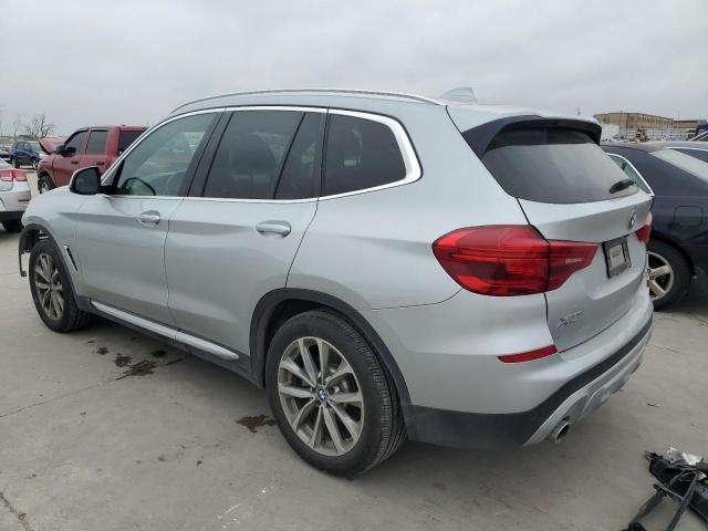 5UXTR7C56KLF28888 - 2019 BMW X3 SDRIVE30I SILVER photo 2