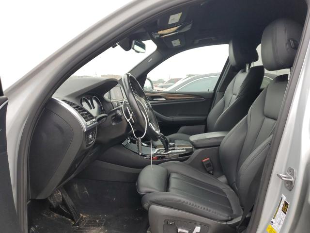 5UXTR7C56KLF28888 - 2019 BMW X3 SDRIVE30I SILVER photo 7