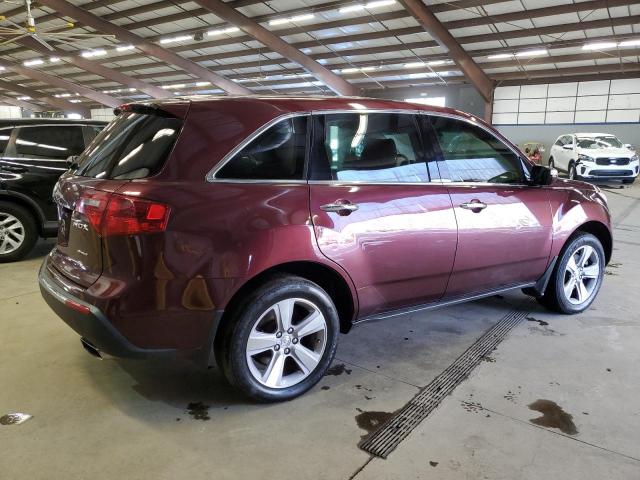 2HNYD2H28DH509273 - 2013 ACURA MDX BURGUNDY photo 3