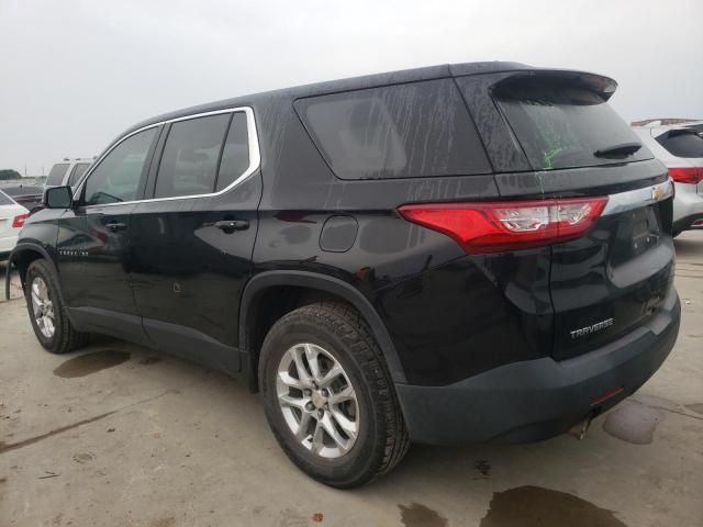 1GNERFKW7JJ100762 - 2018 CHEVROLET TRAVERSE LS BLACK photo 2