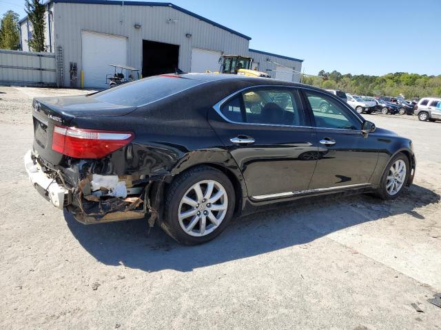 JTHGL46F475006419 - 2007 LEXUS LS 460L BLACK photo 3