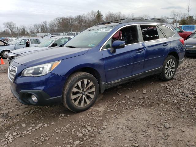 4S4BSENC6F3303743 - 2015 SUBARU OUTBACK 3.6R LIMITED BLUE photo 1