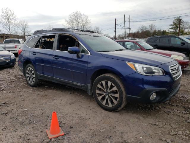 4S4BSENC6F3303743 - 2015 SUBARU OUTBACK 3.6R LIMITED BLUE photo 4