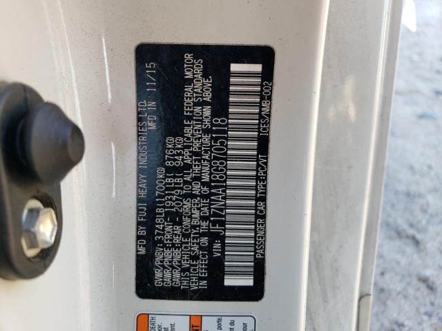 JF1ZNAA18G8705118 - 2016 TOYOTA SCION FR-S WHITE photo 12