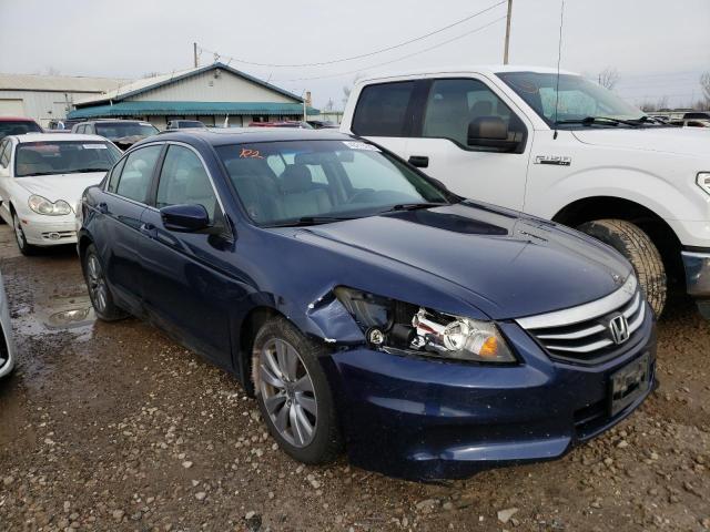 1HGCP2F81BA087701 - 2011 HONDA ACCORD EXL BLUE photo 4