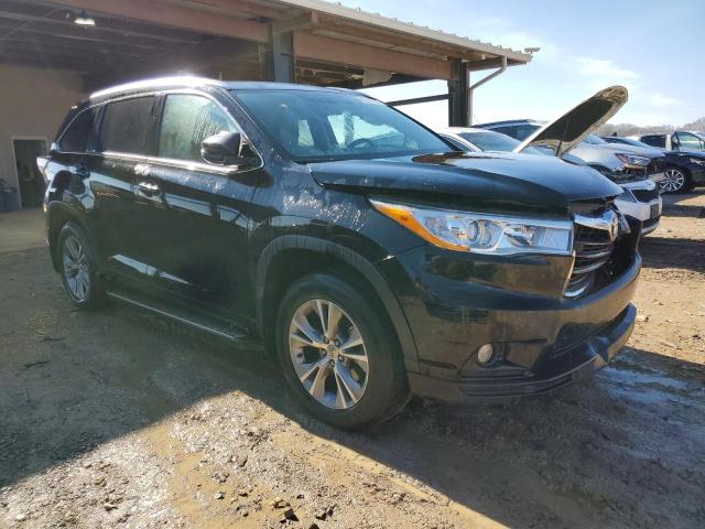 5TDKKRFH8ES035751 - 2014 TOYOTA HIGHLANDER XLE BLACK photo 4