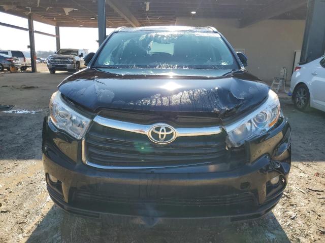 5TDKKRFH8ES035751 - 2014 TOYOTA HIGHLANDER XLE BLACK photo 5