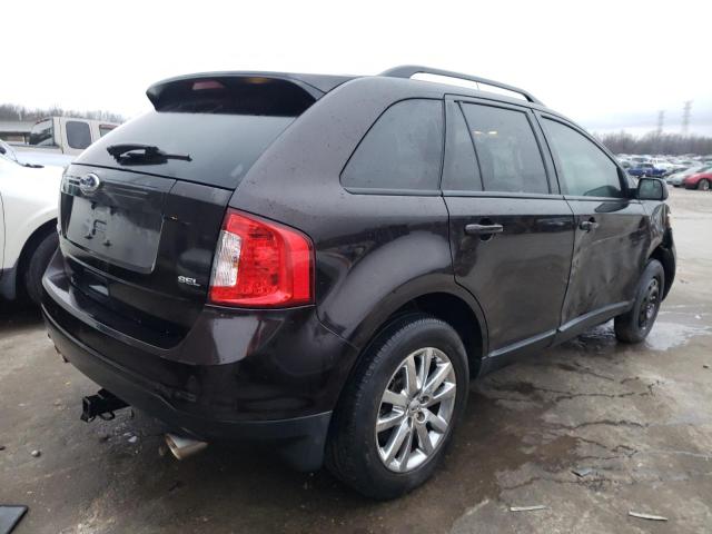 2FMDK3JC0DBA82382 - 2013 FORD EDGE SEL BLACK photo 3