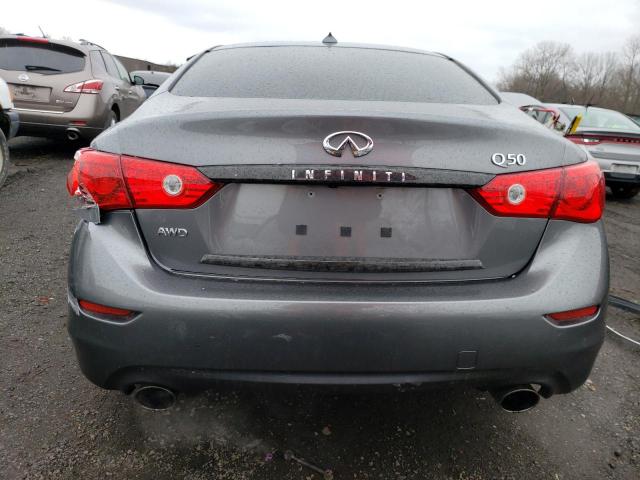 JN1EV7AR1GM342110 - 2016 INFINITI Q50 PREMIUM GRAY photo 6