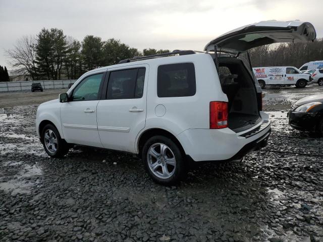 5FNYF4H51DB047327 - 2013 HONDA PILOT EXL WHITE photo 2