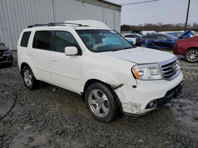 5FNYF4H51DB047327 - 2013 HONDA PILOT EXL WHITE photo 4