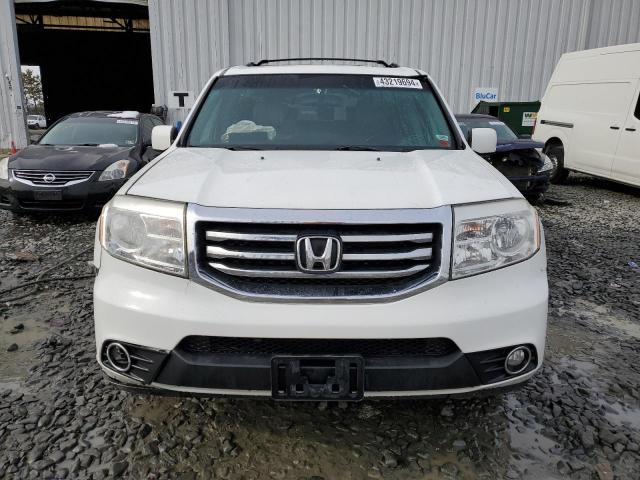 5FNYF4H51DB047327 - 2013 HONDA PILOT EXL WHITE photo 5