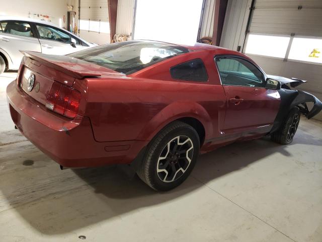 1ZVHT80NX85112367 - 2008 FORD MUSTANG RED photo 3