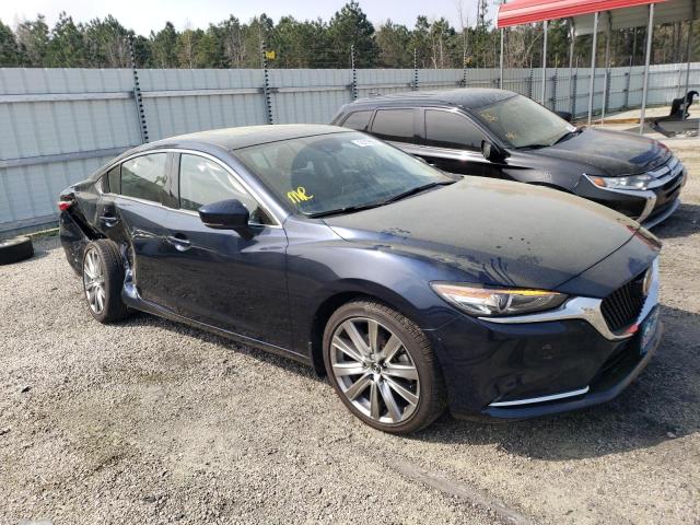 JM1GL1WY1M1601667 - 2021 MAZDA 6 GRAND TOURING RESERVE BLUE photo 4