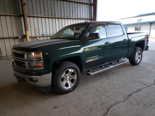 3GCUKREC1EG425524 - 2014 CHEVROLET SILVERADO K1500 LT GREEN photo 1