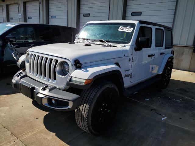 1C4HJXEG4JW174408 - 2018 JEEP WRANGLER U SAHARA WHITE photo 1