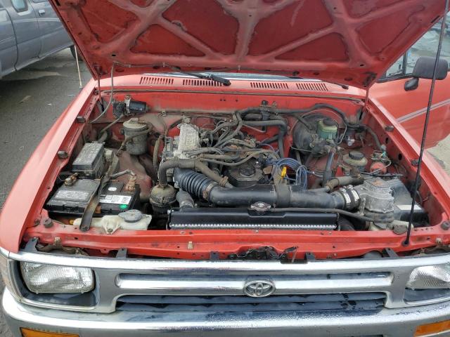 4TARN81P4NZ044388 - 1992 TOYOTA PICKUP 1/2 TON SHORT WHEELBASE DLX RED photo 11