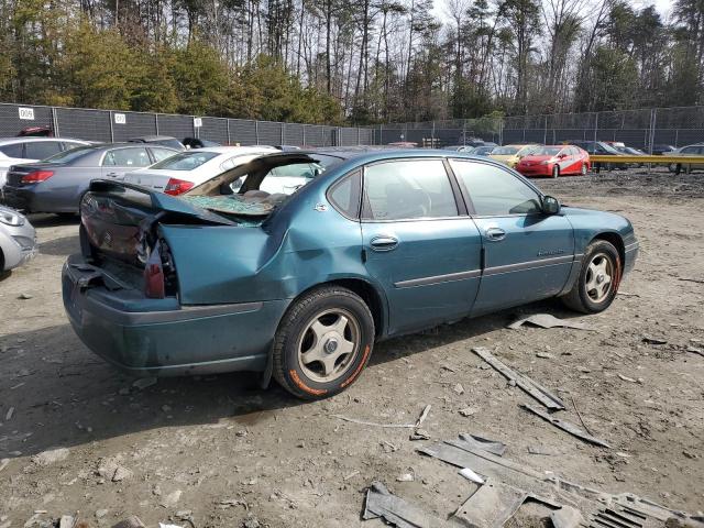 2G1WH55K4Y9172861 - 2000 CHEVROLET IMPALA LS TEAL photo 3