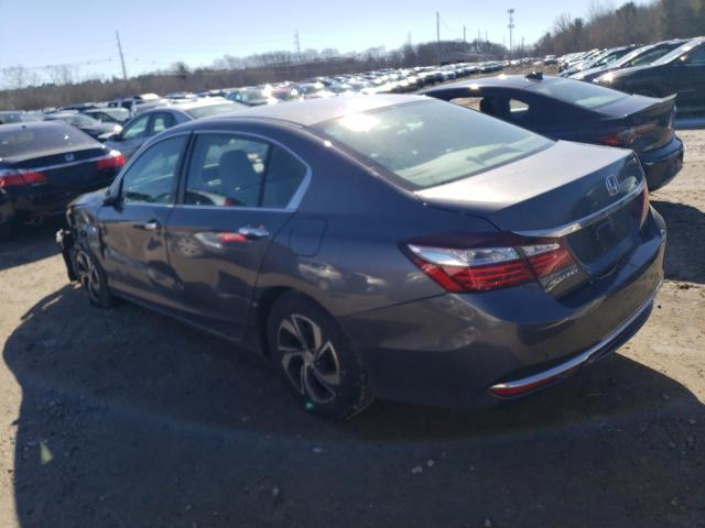 1HGCR2F31HA264089 - 2017 HONDA ACCORD LX GRAY photo 2