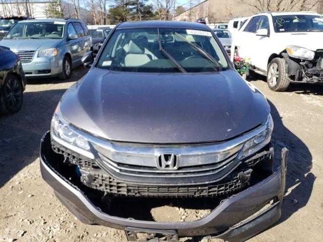 1HGCR2F31HA264089 - 2017 HONDA ACCORD LX GRAY photo 5