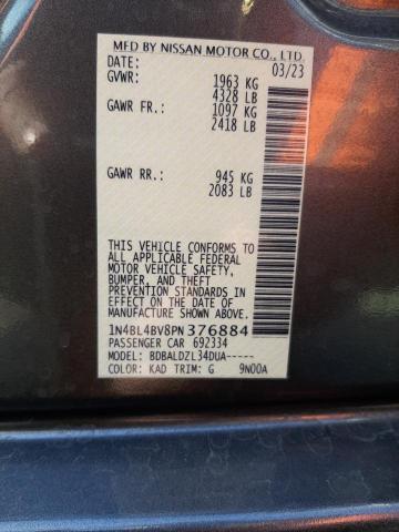 1N4BL4BV8PN376884 - 2023 NISSAN ALTIMA S GRAY photo 12