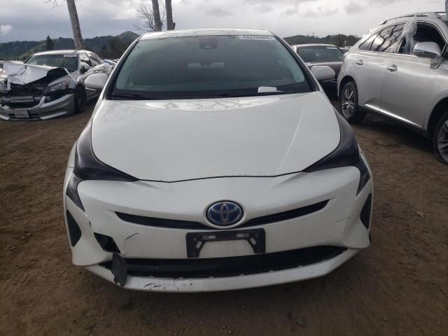 JTDKBRFU0J3066744 - 2018 TOYOTA PRIUS WHITE photo 5