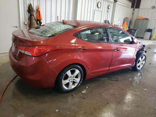 5NPDH4AEXDH308863 - 2013 HYUNDAI ELANTRA GLS RED photo 3