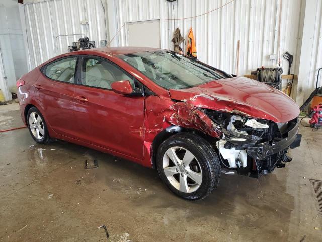 5NPDH4AEXDH308863 - 2013 HYUNDAI ELANTRA GLS RED photo 4