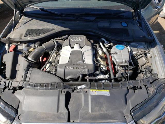 WAUHGAFC4CN103917 - 2012 AUDI A6 PRESTIGE GRAY photo 11