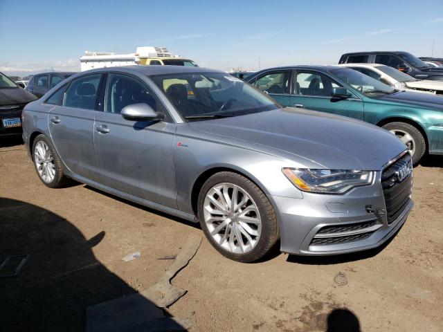 WAUHGAFC4CN103917 - 2012 AUDI A6 PRESTIGE GRAY photo 4