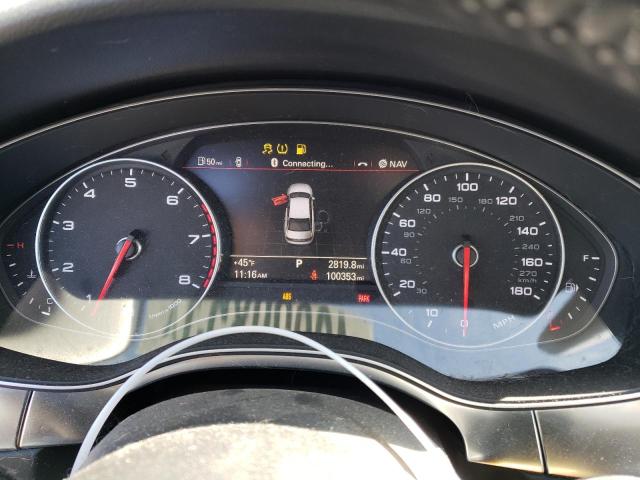 WAUHGAFC4CN103917 - 2012 AUDI A6 PRESTIGE GRAY photo 9