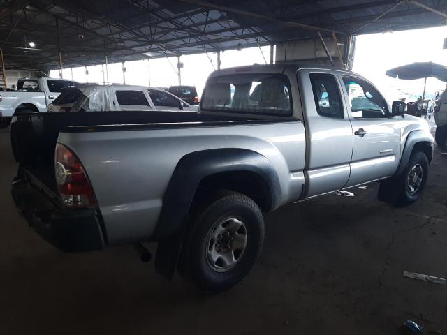 5TETU62N89Z656845 - 2009 TOYOTA TACOMA PRERUNNER ACCESS CAB SILVER photo 3
