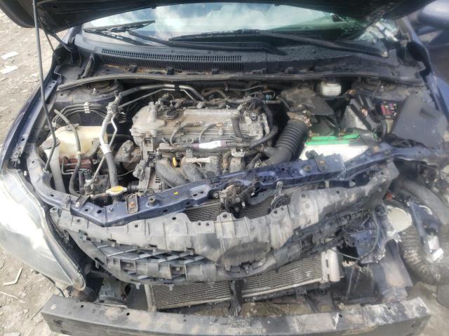 2T1BU4EE5CC893673 - 2012 TOYOTA COROLLA BASE BLUE photo 11