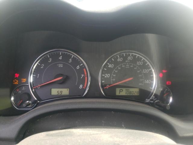 2T1BU4EE5CC893673 - 2012 TOYOTA COROLLA BASE BLUE photo 9