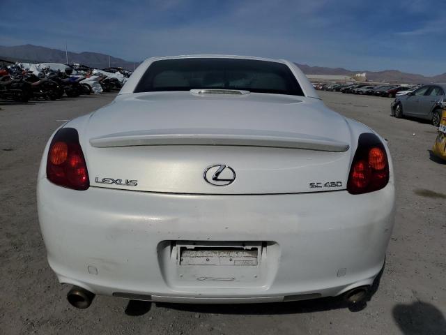 JTHFN48Y340052546 - 2004 LEXUS SC 430 WHITE photo 6